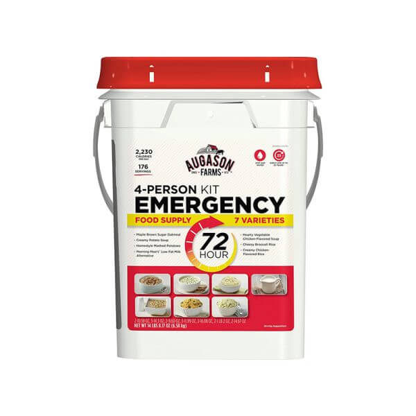 Augason Farms 5-20100 72-Hour 4-Person Emergency Food Storage Kit 14 lbs 7 oz