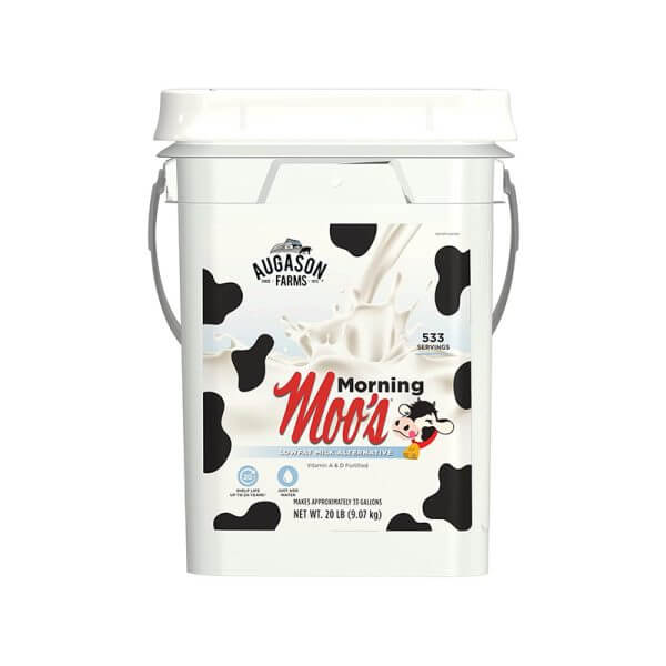 Augason Farms Morning Moo's Low Fat Milk 20 Pound (Pack of 1)