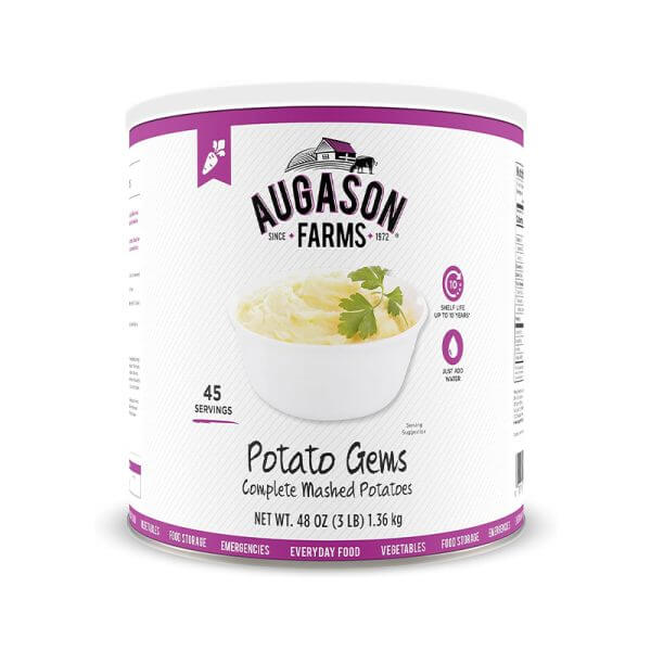 Augason Farms Potato Gems Complete Mashed Potatoes 3 lbs No. 10 Can
