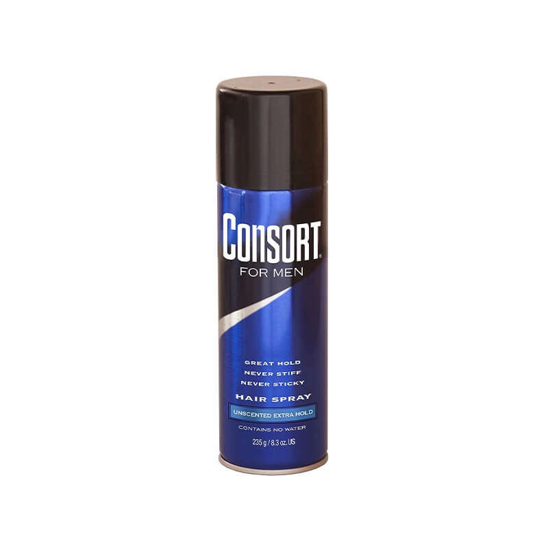 Consort For Men Hair Spray Unscented Extra Hold 8.30 oz (Pack of 2)
