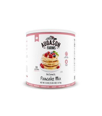 Augason Farms Buttermilk Pancake Mix 3 lbs 4 oz No. 10 Can