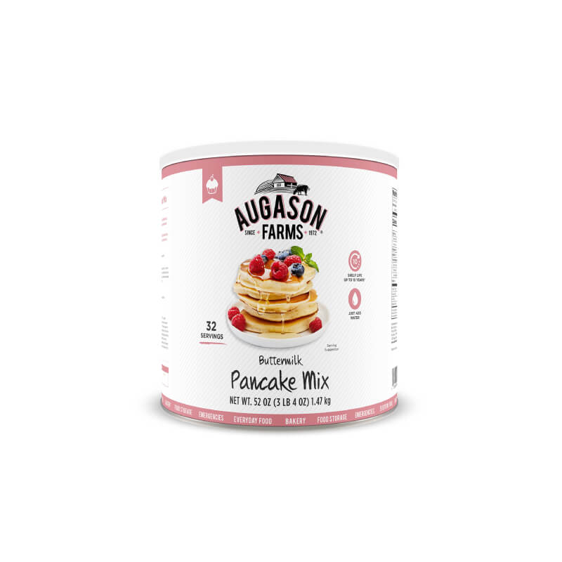 Augason Farms Buttermilk Pancake Mix 3 lbs 4 oz No. 10 Can