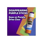 Elmer's® Disappearing Glue Sticks, 0.21 Oz, Purple, Pack of 12