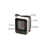 PARAMED Automatic Wrist Blood Pressure Monitor: Blood-Pressure Kit of Bp Cuff + 2AAA and Carrying case - Irregular Heartbeat Detector & 90 Readings Memory Function & Large Display