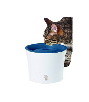 Catit Design Senses Fountain with Water Softening Cartridge, 3L,White