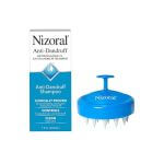 Nizoral Anti-Dandruff Shampoo 7oz Scalp Massager Bundle (Shampoo and Massager)